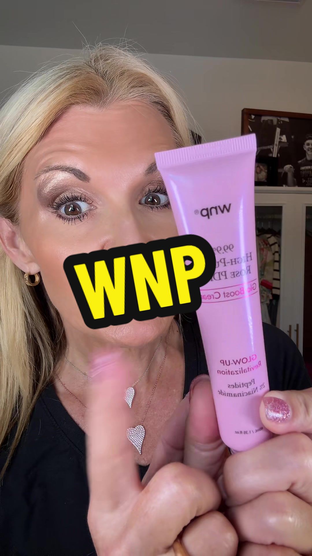 TikTok post by @coachorem for WNP. Caption reads: [...] it as my primer and it was really nice.....