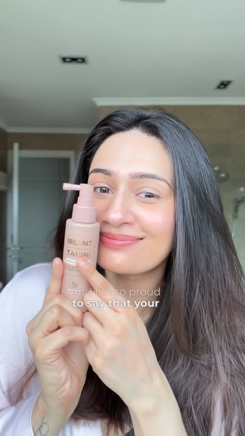 Instagram post by @tarinipeshawaria for BBlunt. Caption reads: Please let me know if you have any concerns or....