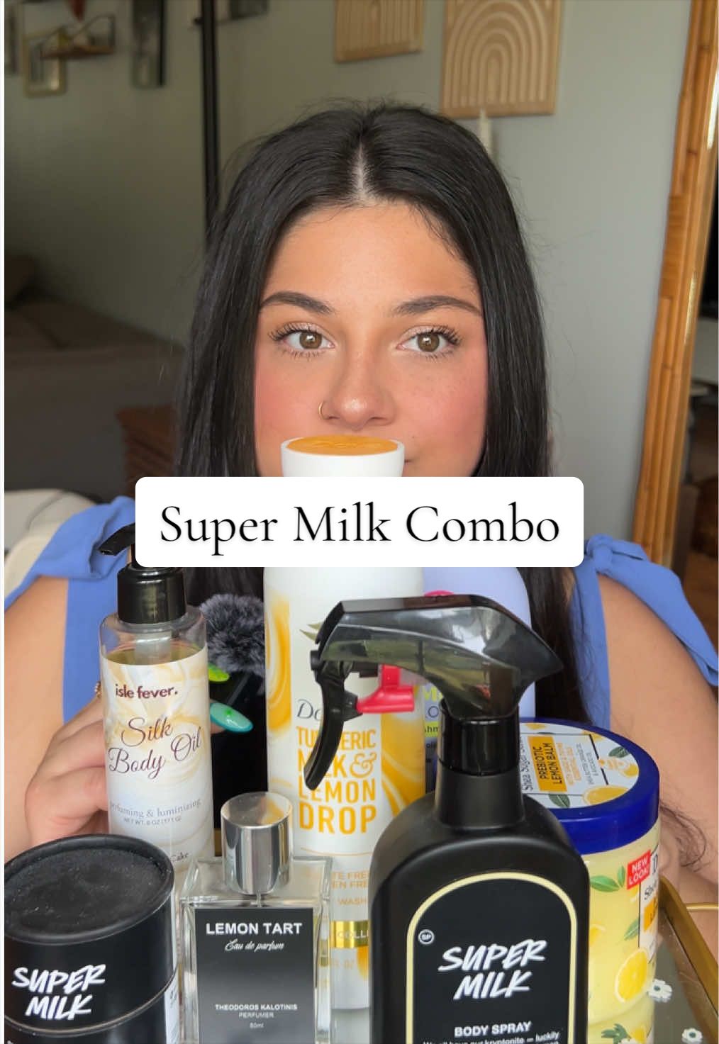 TikTok post by @alyssaweihaus for Dr Teal's. Caption reads: [...] dessert combo you need to try 🍋🥛 @DrTeals....