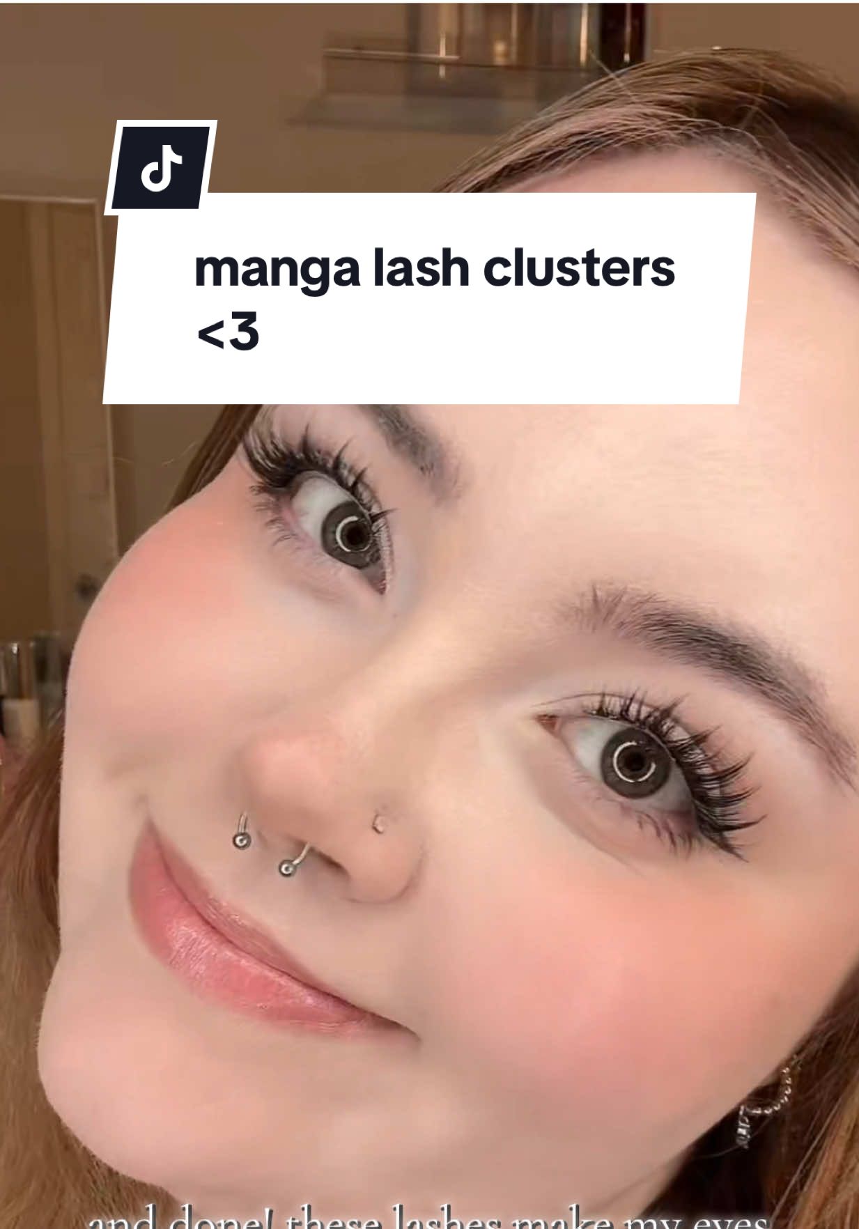 TikTok post by @addyghaynes for Fowendia Lashes. Caption reads: [...] this is what i’ve been using 🤩🤩 @Fowendia....