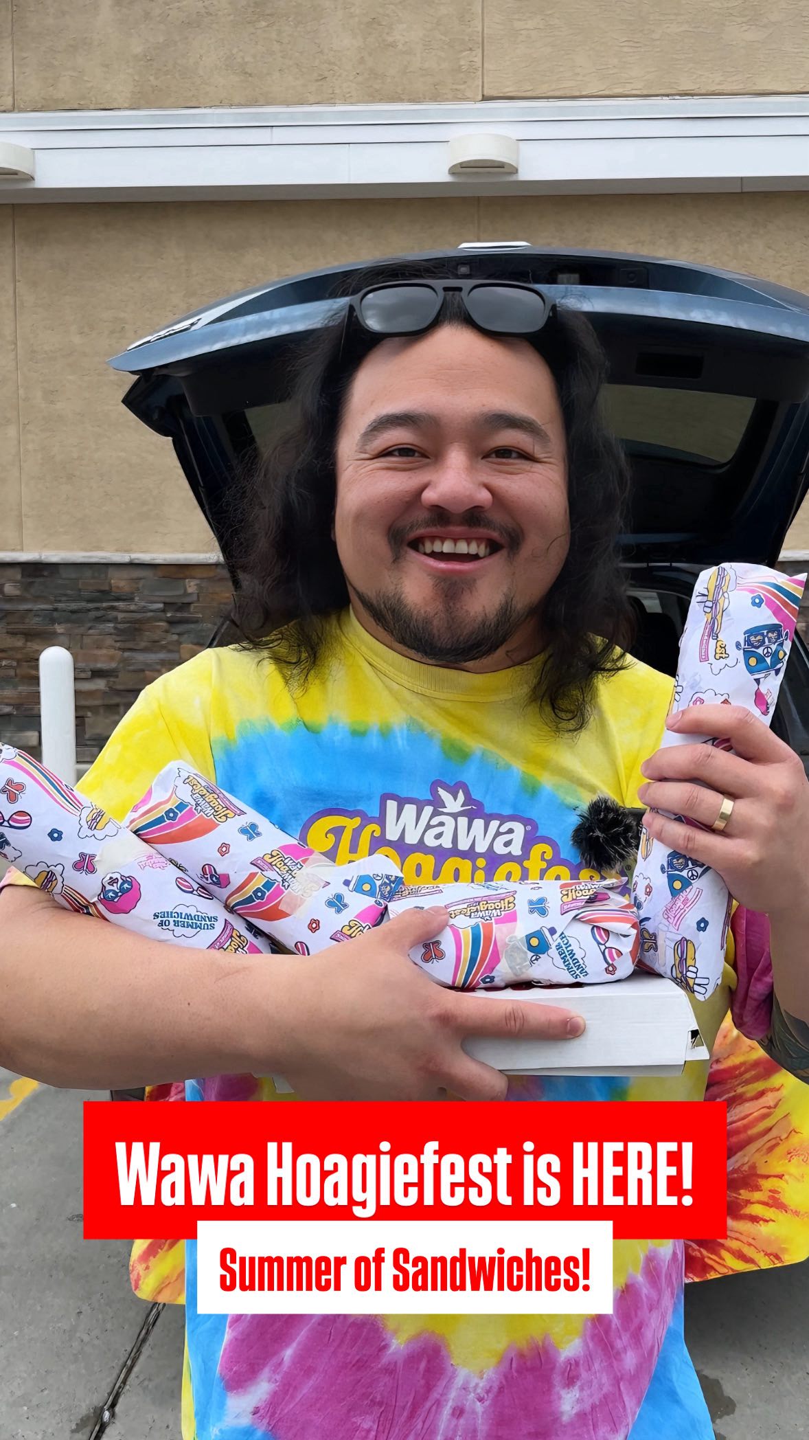 Instagram post by @feedingtimetv for WAWA. Caption reads: Hoagiefest is HERE! Now it’s officially Summer and....