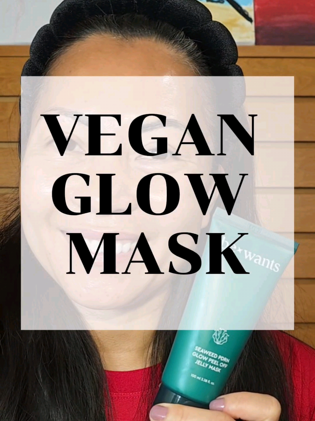 TikTok post by @jookinnyc for Hwahae Global Official. Caption reads: Get ready for hydrated, glass skin with this vegan....