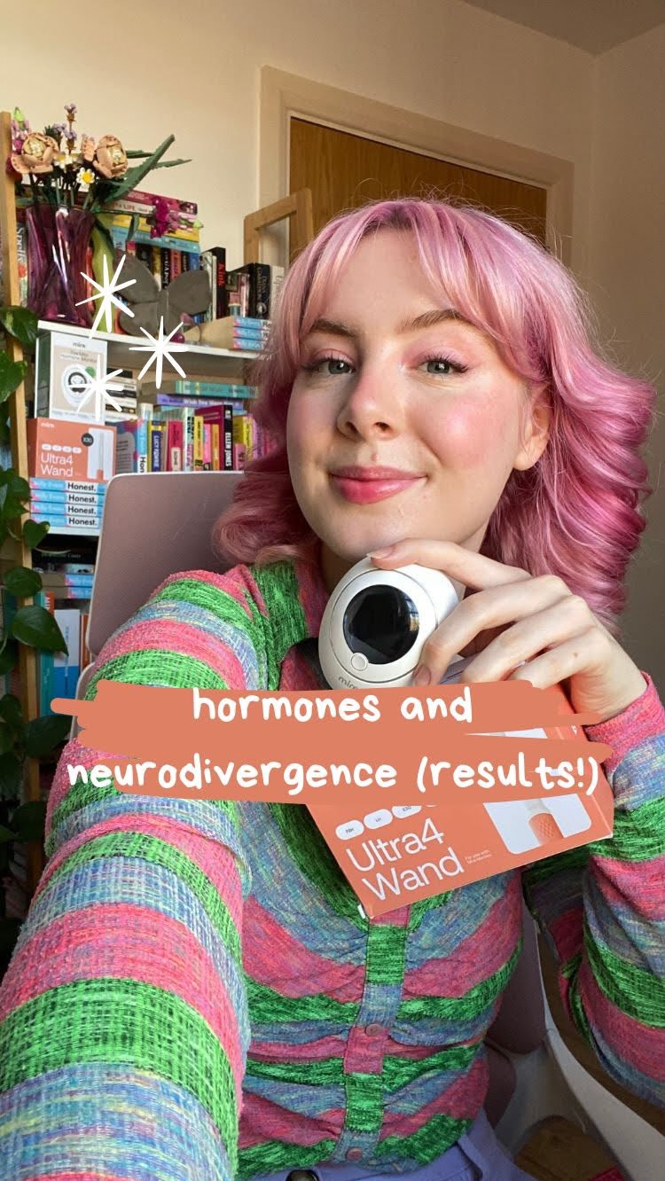 Instagram post by @itsmillyevans for Mira Fertility. Caption reads: ad | in case you wondered why you feel amazing one....