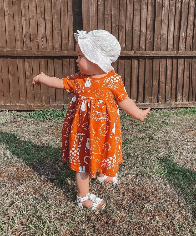 Instagram post by @mylahallieandme for Next Press. Caption reads: #ad 

Guys how beautiful is this little....