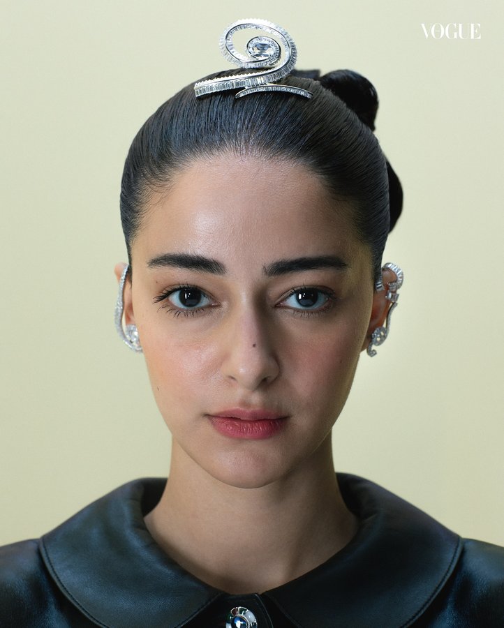Instagram post by @ananyapanday for VOGUE India. Caption reads: No matter how busy Ananya Panday is, spending time....