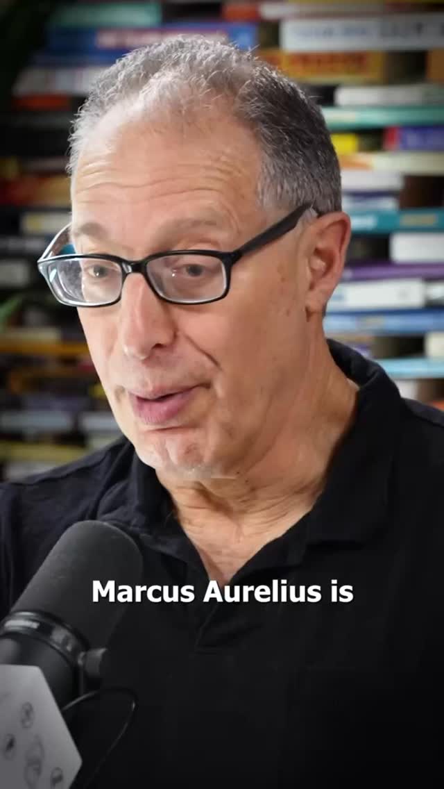 Instagram post by @dailystoicpodcast for Daily Stoic. Caption reads: What makes smart, principled people work for the....