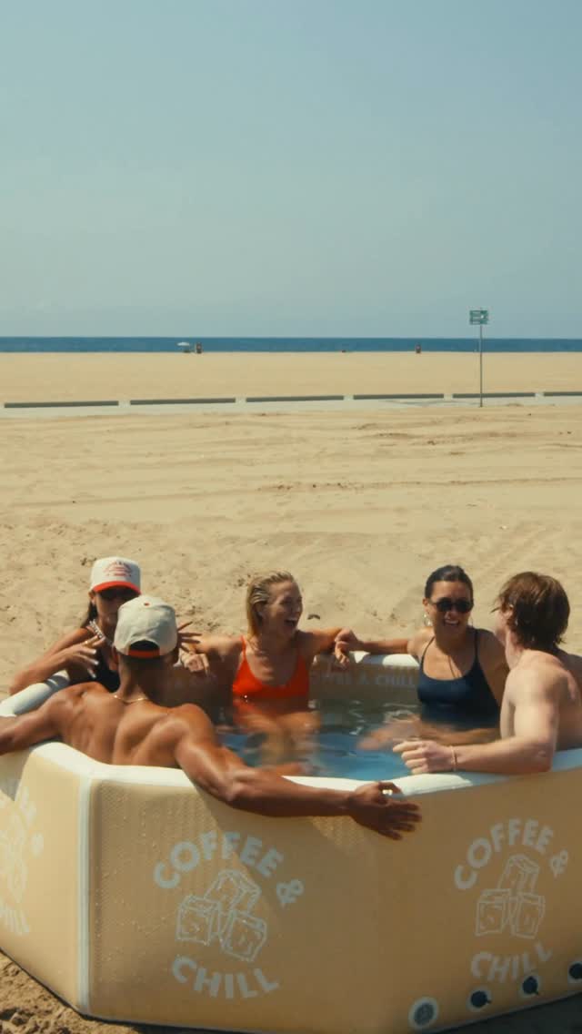 Instagram post by @coffeeandchillmiami for Rhone. Caption reads: Join us on 10.04 in Santa Monica and 10.05 in....