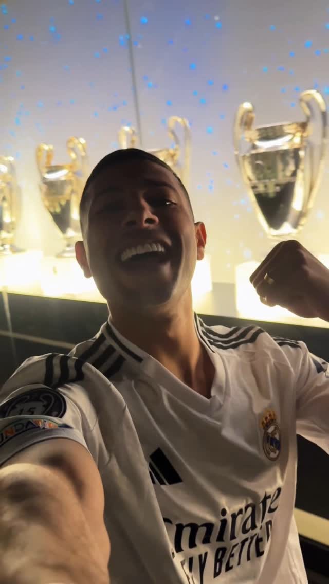 Instagram post by @amiryoussef.official for Sportsbet.io. Caption reads: From my Bernabéu tour 🏟️🤍....