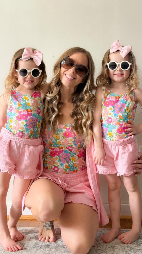 Instagram post by @jessica.mcdanie.l for Posh Peanut. Caption reads: Showing off the cutest @poshpeanut Swim Styles....