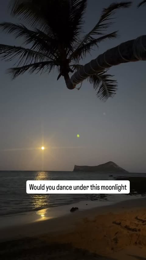 Instagram post by @guzman_outdoors for SANDMARC. Caption reads: Imagine dancing under the supermoon with your....