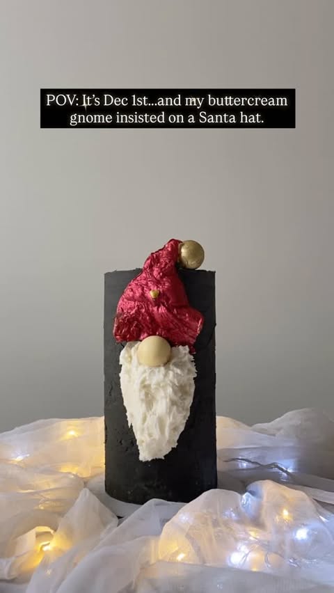 Instagram post by @funkybatter for Lindt. Caption reads: Buttercream…Air-fried Rice paper and @lindt.