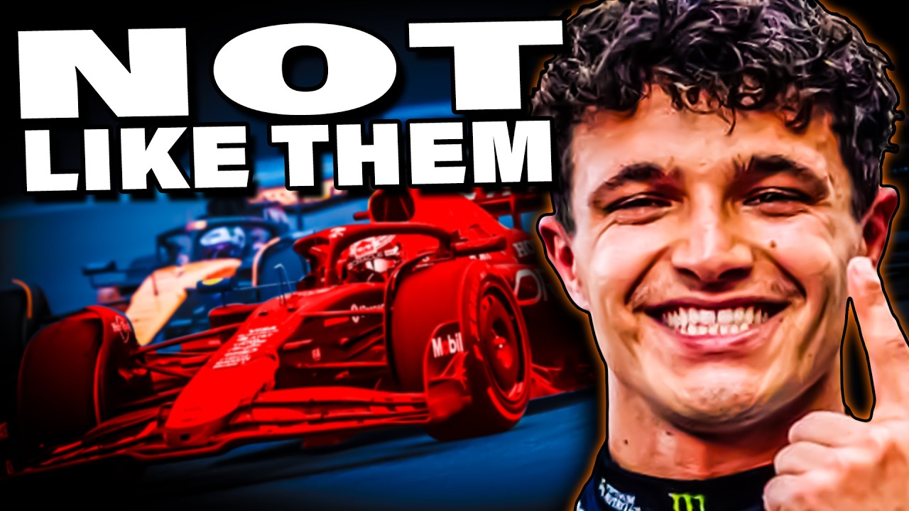 YouTube post by @LawVS for Acast. Caption reads: Lando Norris REFUSES to Be Another F1 Assassin.