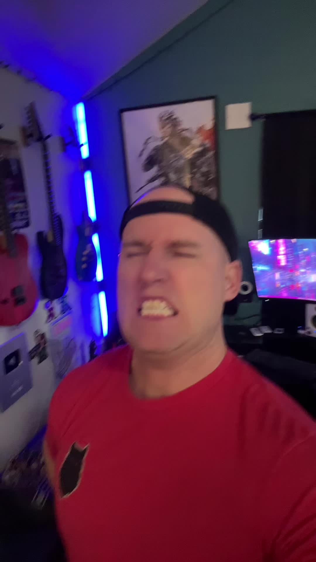 TikTok post by @onexpunchxdad for EwinRacing. Caption reads: Best chair I’ve ever sat in. Use my code and get....