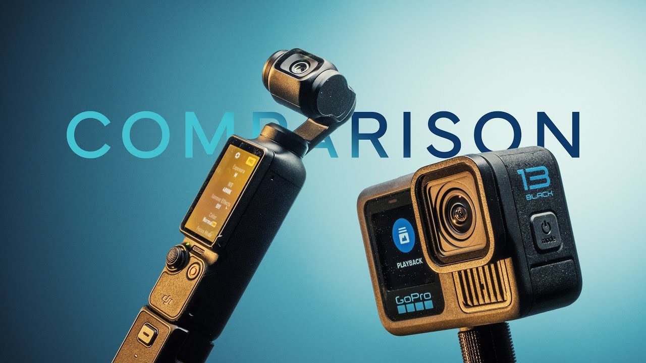 YouTube post by @FenchelJanisch2 for Flickr. Caption reads: DJI OSMO POCKET 3 & GoPro HERO13 Black: Camera....