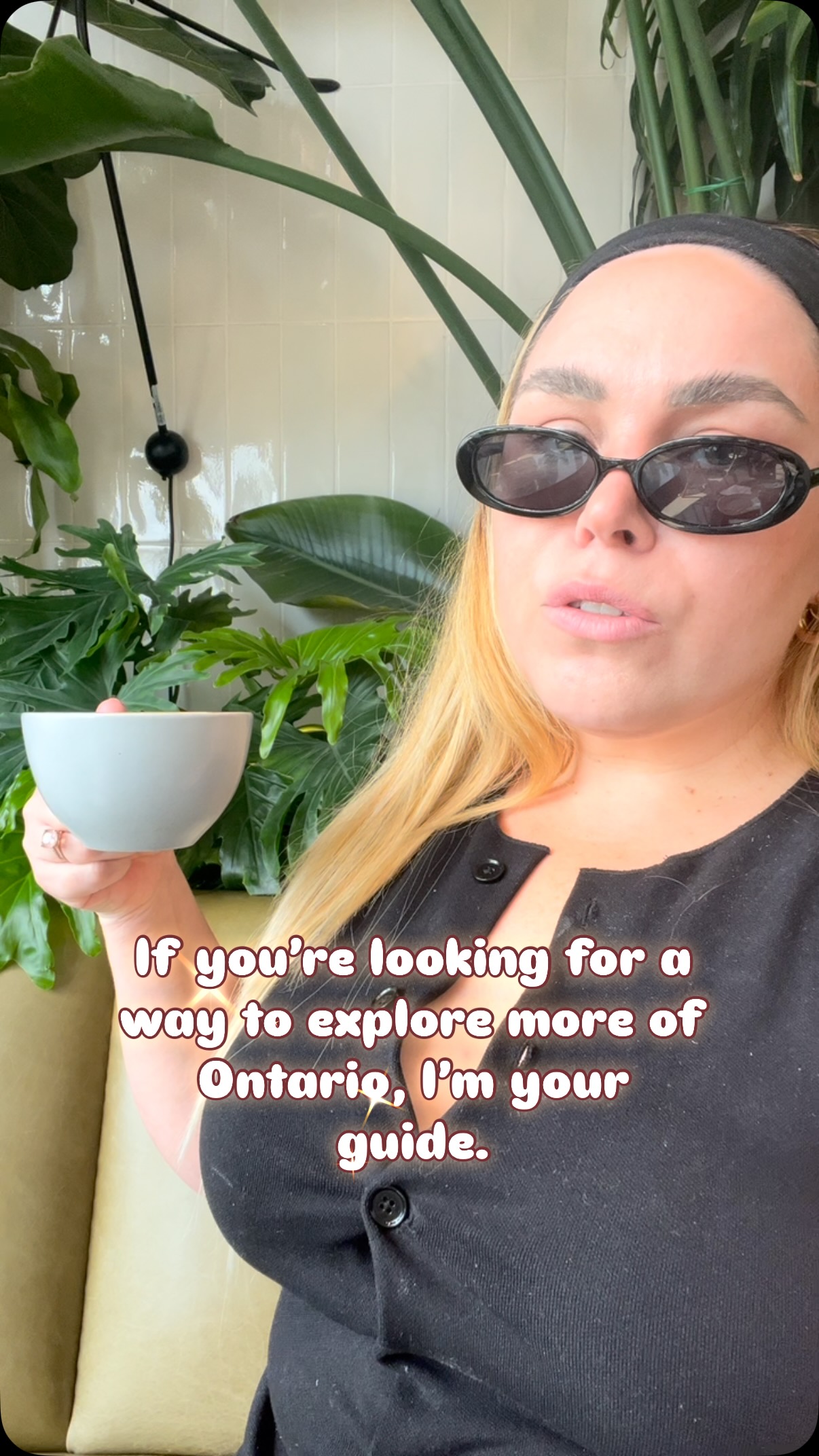 Instagram post by @carmintravels for Toronto Life. Caption reads: Born and raised in Toronto, Ontario is basically....