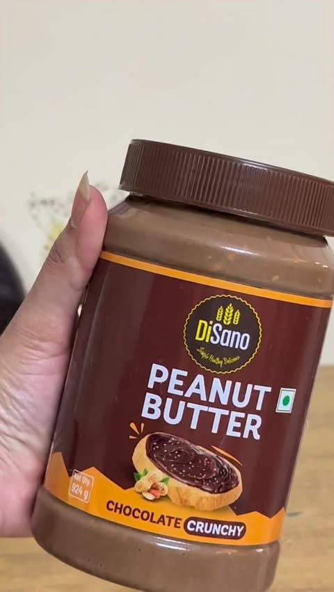 Instagram post by @saritas_culinaryart for DiSano. Caption reads: @disanofoods peanut butter Protein packed [...].