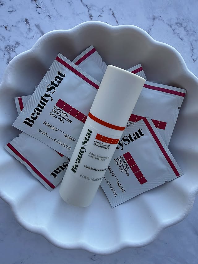 Instagram post by @makeup.by.umber for BeautyStat. Caption reads: @beautystat Another skincare combo that’s truly....