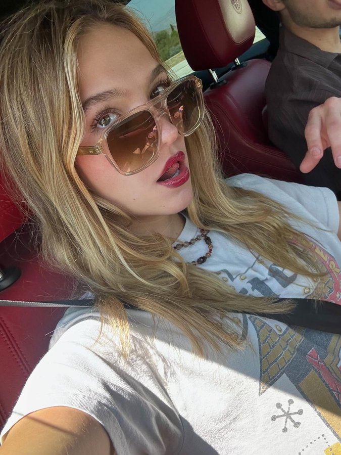 Instagram post by @jaydenbartels for BLACKBOUGHSWIM. Caption reads: Oh hey !!.