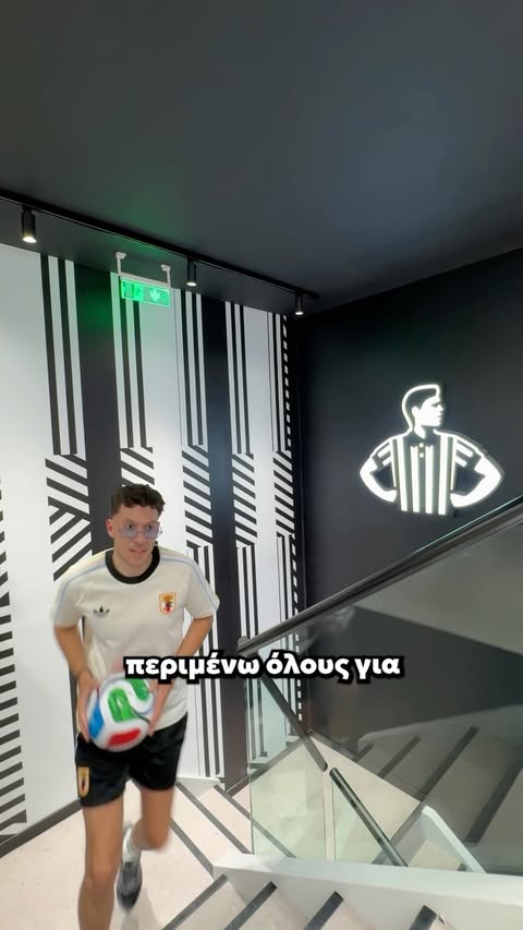 Instagram post by @alyx.gr for Foot Locker. Caption reads: [...] date: Παρασκευή 26/06 18:00. 📍 Νέο Foot....