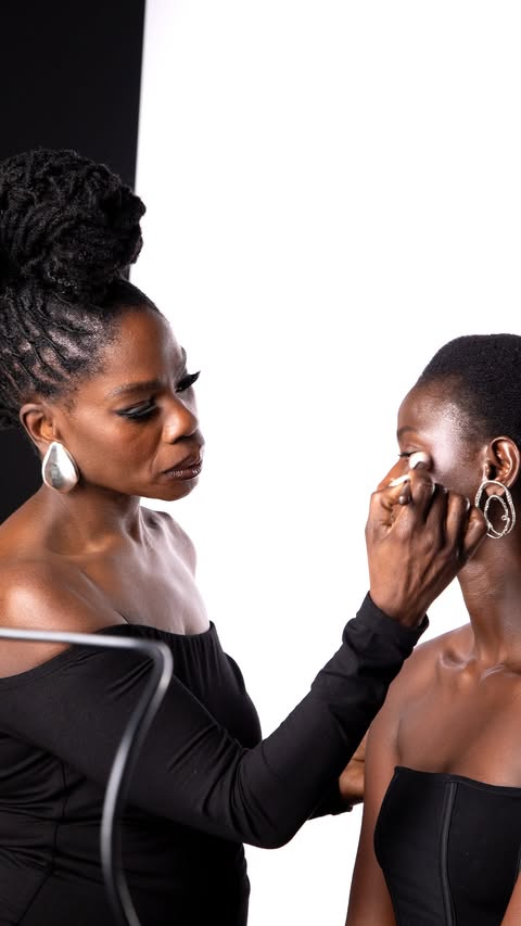 Instagram post by @danessa_myricks for Danessa Myricks Beauty. Caption reads: Dewy, yummy skin in one swipe using Yummy Skin....