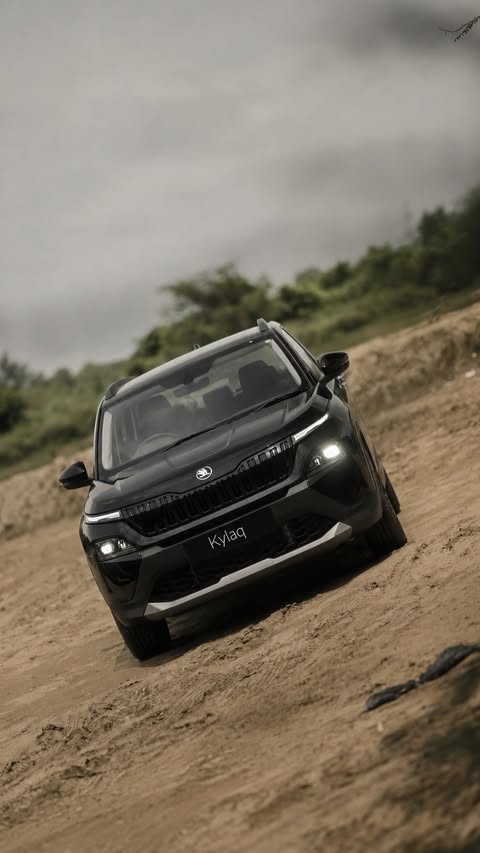 Instagram post by @kshitij.anandd for Škoda Auto. Caption reads: Not every journey needs a destination. Sometimes,....