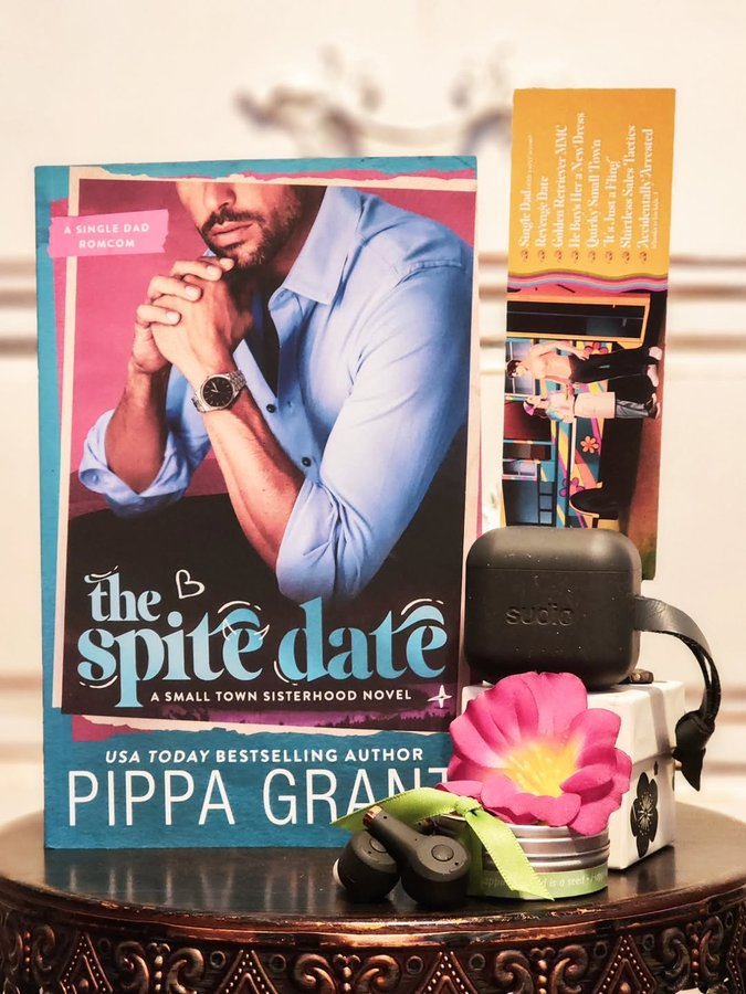 Instagram post by @booksloveandunderstanding for Sudio. Caption reads: 🩷🎧 New Book Review 🎧🩷
The Spite Date by Pippa....