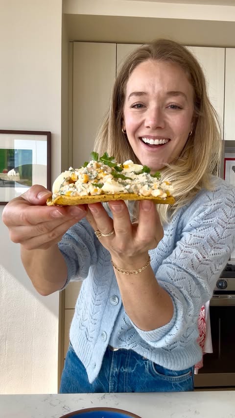 Instagram post by @zestfulkitchen for Del Monte. Caption reads: [...] and making this Mexican Egg Salad! @delmonte....