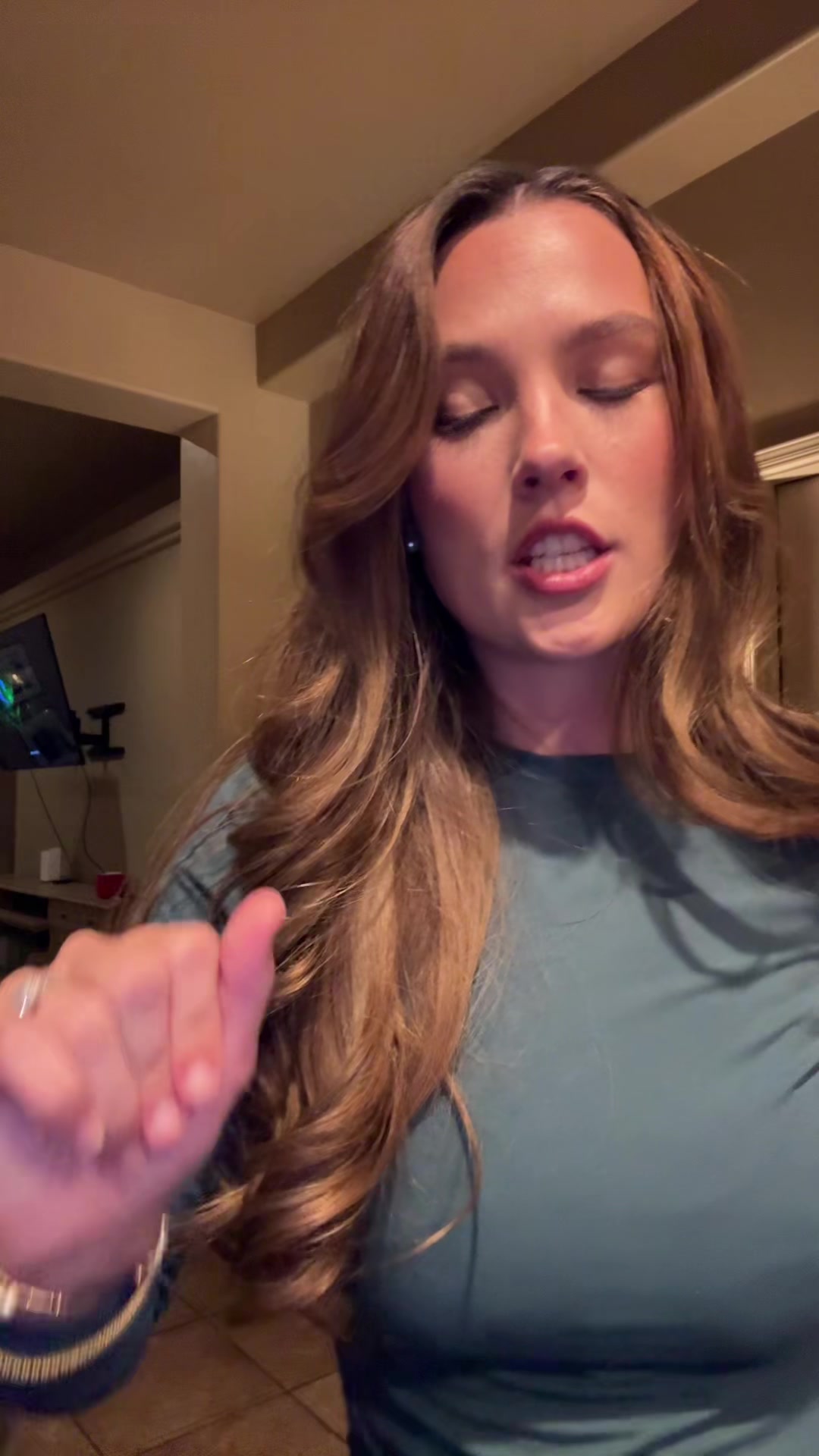 TikTok post by @brooklynbridges_ for G4Free. Caption reads: Love these pants tall @G4Free Store #G4Free....