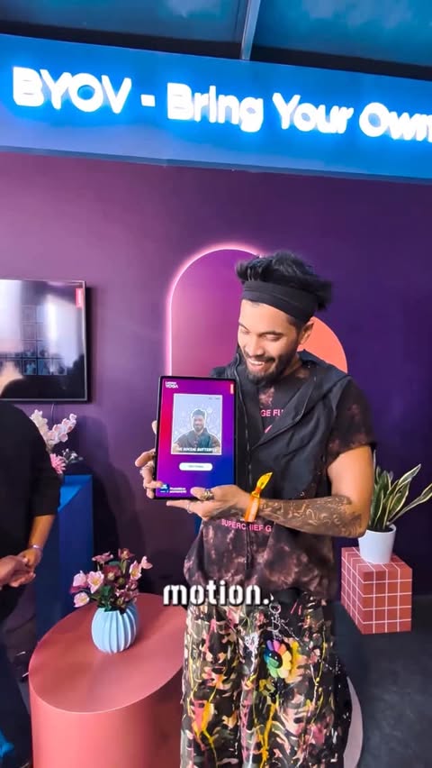 Instagram post by @santanu_hazarika_art for Lenovo. Caption reads: [...] unapologetic. Getting invited by....