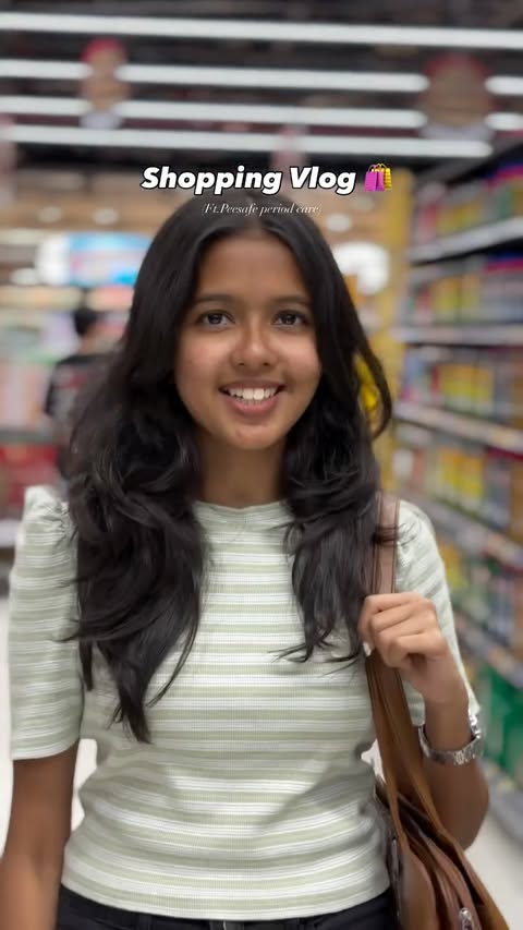 Instagram post by @charumithrakulandaivel for Pee Safe. Caption reads: Period shopping looks different for everyone 🛍️....