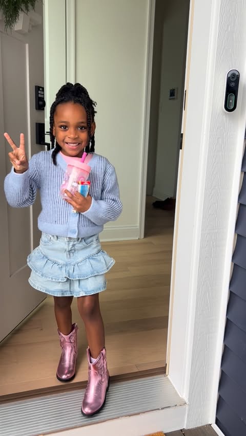 Instagram post by @jvsmine.k for Zak. Caption reads: Kinsley had a play date with her @zakdesigns....