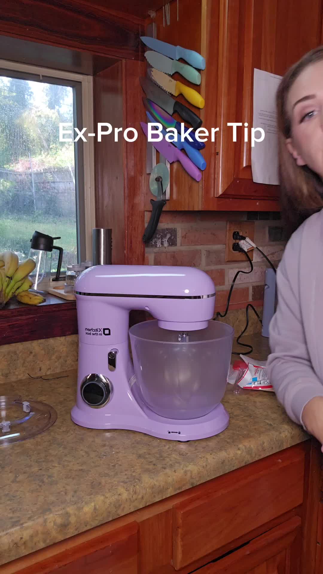 TikTok post by @mrsbryan27 for Kitcheninthebox. Caption reads: #kitcheninabox #standmixer #tiktokshopcybermonday....