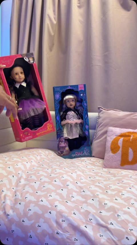 Instagram post by @aliyahxelia for Smyths Toys Superstores. Caption reads: A little Halloween magic for my girl 🎃🧙🏽‍♀️✨ I....