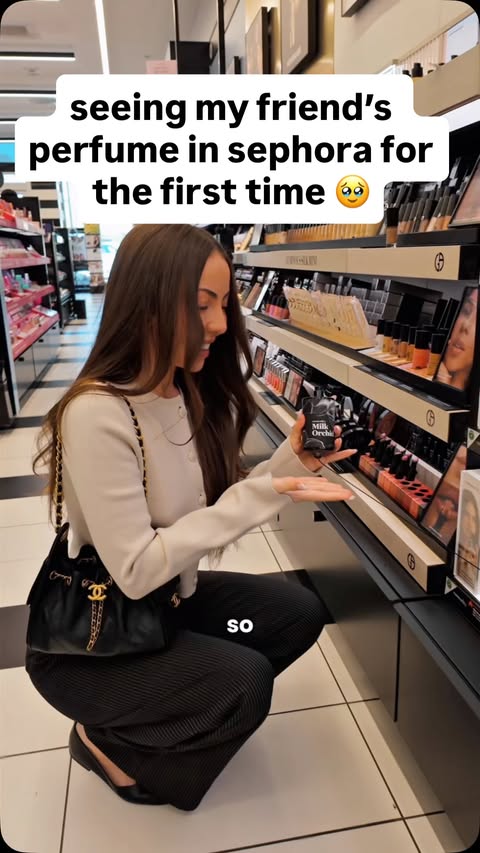 Instagram post by @perfumesiren for Commodity Fragrances. Caption reads: My friend made a perfume and now it’s in sephora.....