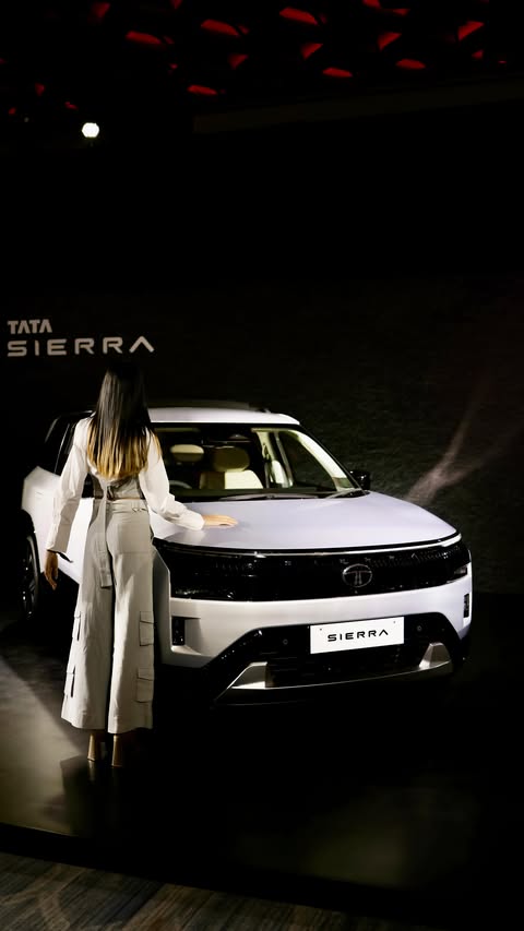 Instagram post by @krishma.shahh for Tata Motors. Caption reads: [...] Dec Are you ready for this....