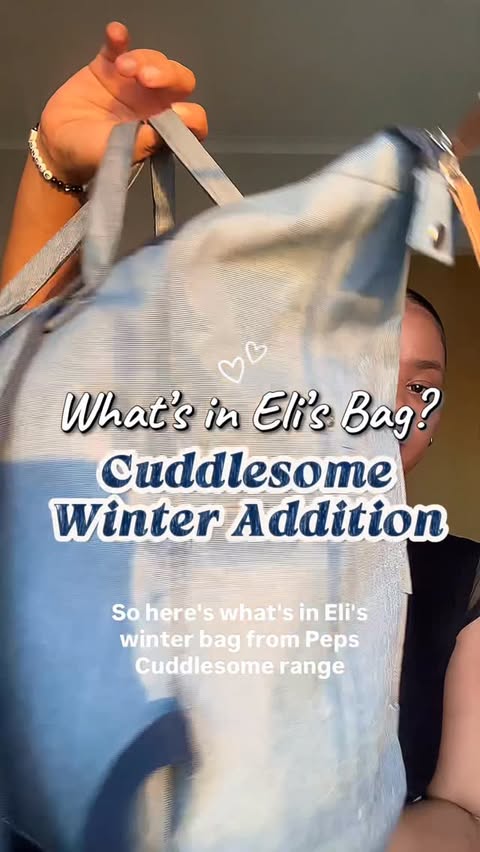 Instagram post by @azariav.official for PEP. Caption reads: [...] winter with the Cuddlesome range from PEP....