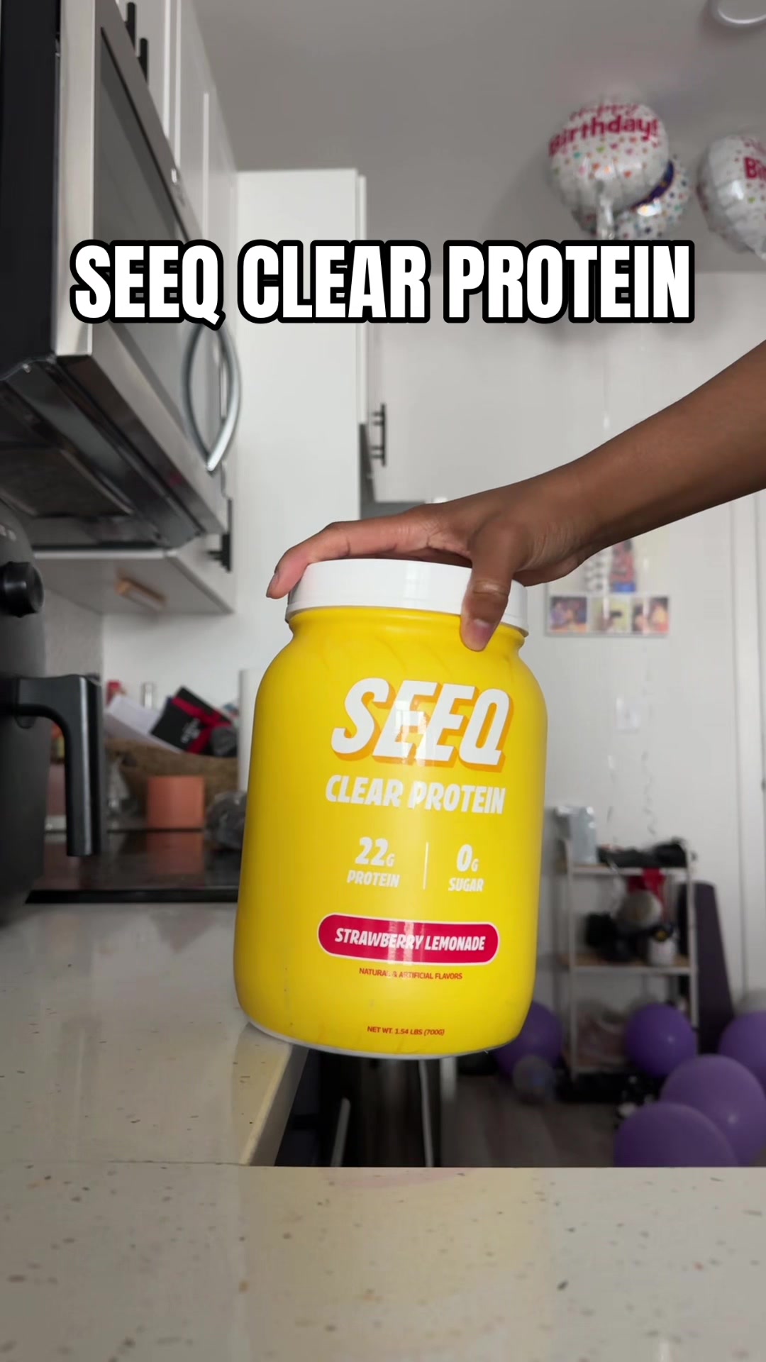 TikTok post by @tekiyagc for SEEQ SUPPLY. Caption reads: @SEEQ SUPPLY I can’t get enough of the Strawberry....