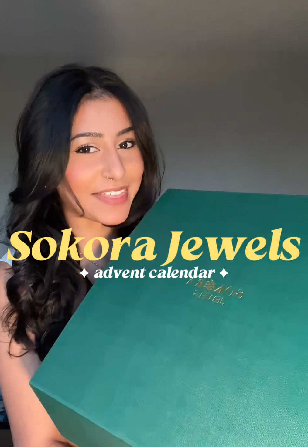 TikTok post by @ayushi.rajesh for Sokora Jewels. Caption reads: IM SPOILED by @SOKORA JEWELS 😋 [...].