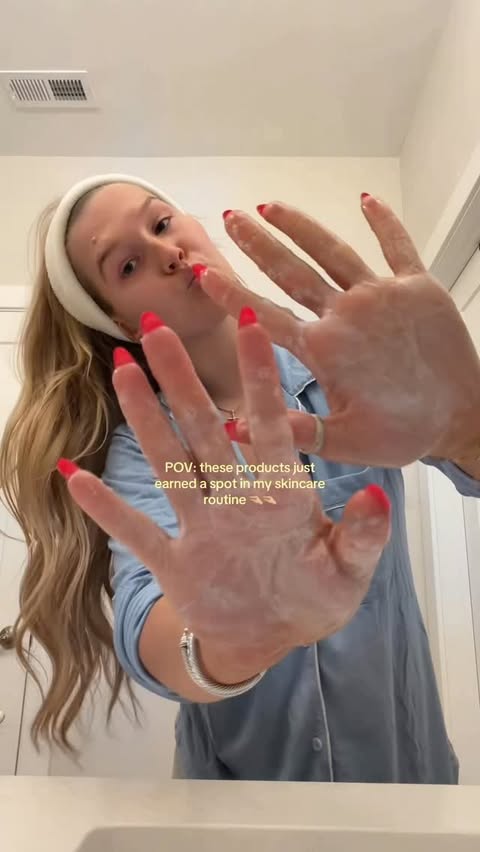 Instagram post by @povbrookewyatt for Curology. Caption reads: #curologypartner For my sensitive skin & acne....