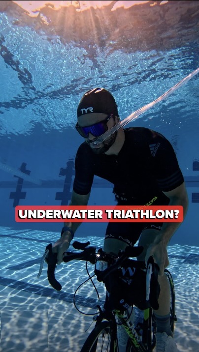 Instagram post by @swimmermichael for Ketone-IQ. Caption reads: It’s time to take triathlons to a higher level,....