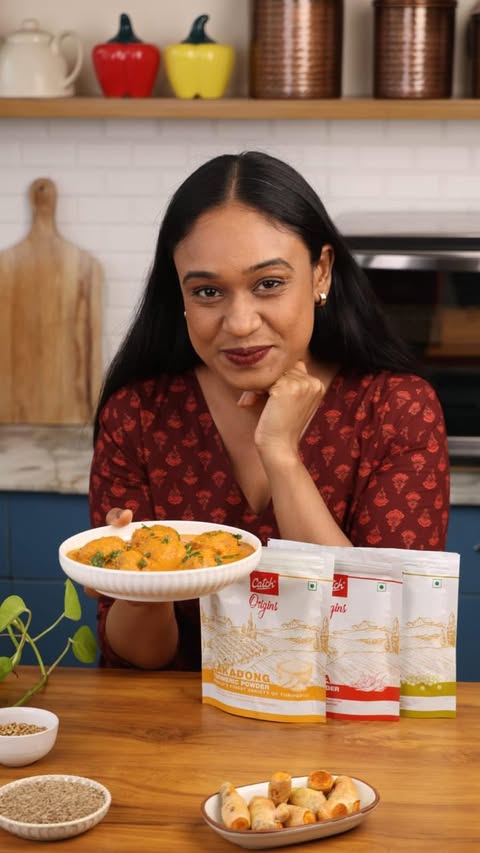 Instagram post by @iamdatingfood for Catch Foods. Caption reads: Some recipes feel like stories, and Angoori Kofta....