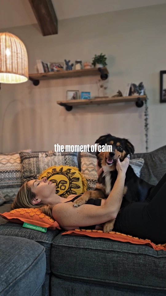 Instagram post by @raisingfoxes for Pranamat. Caption reads: Stick around 'til the end for the moment of calm....