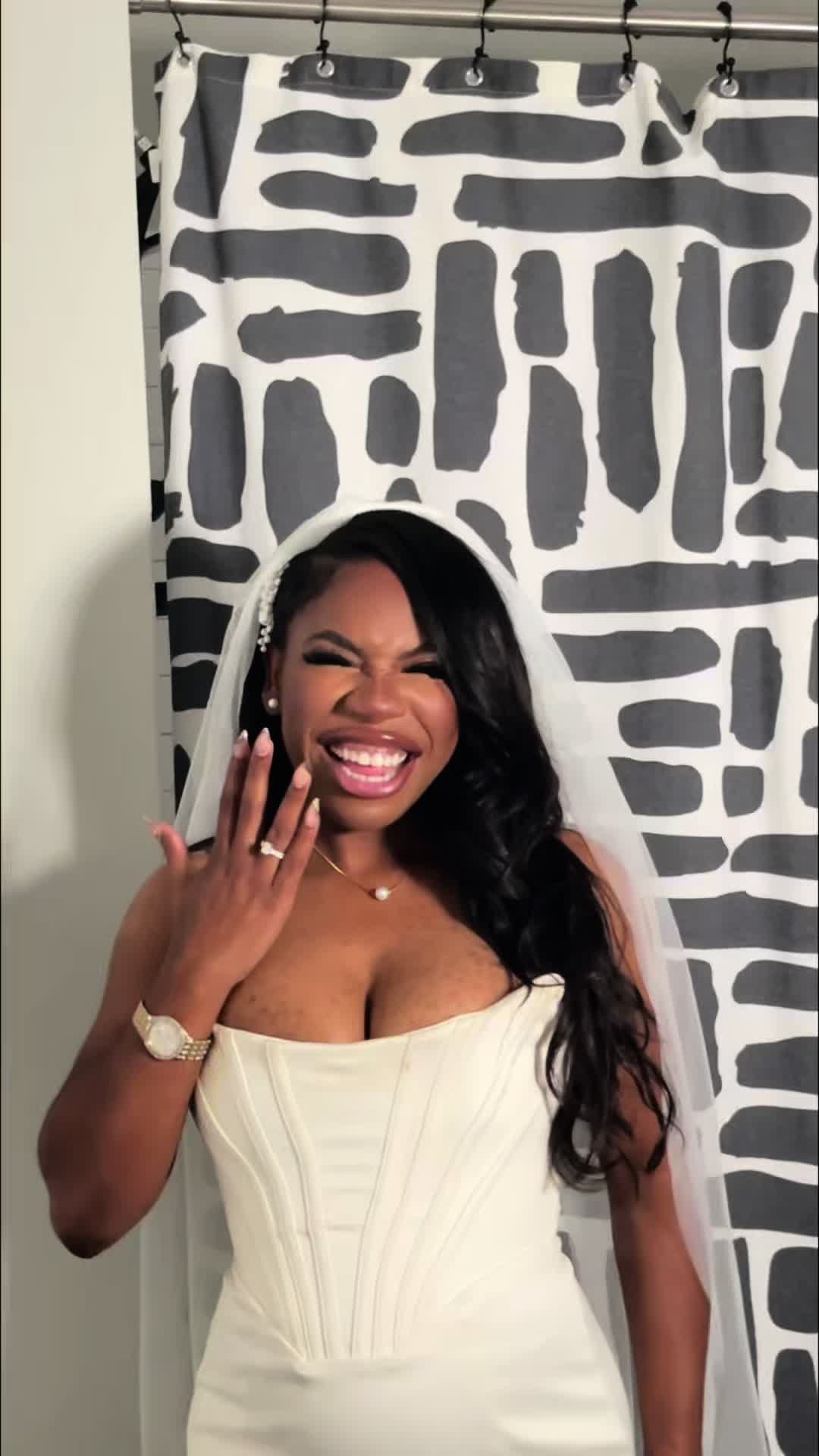 TikTok post by @__londab for Danessa Myricks Beauty. Caption reads: [...] Gratitude. Est. 09.05.2025 🤍💍✨....