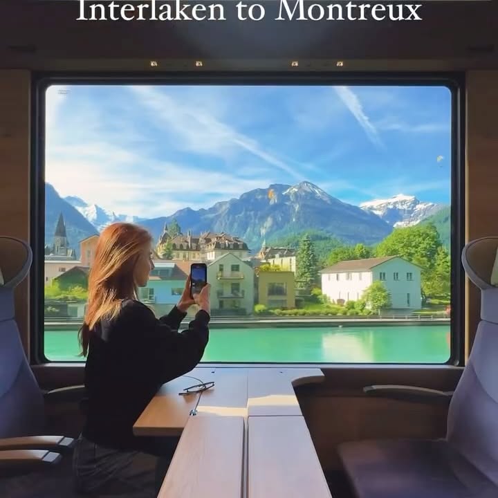 Instagram post by @travelswitzerland_official for Switzerland. Caption reads: What’s your idea of the perfect way to....