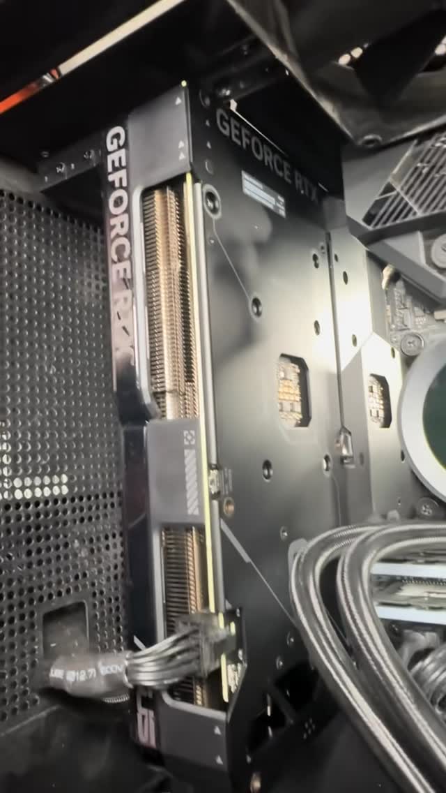 Instagram post by @mercurianwitch for ASUS. Caption reads: Don’t mind the dust! Upgrades complete thanks to....