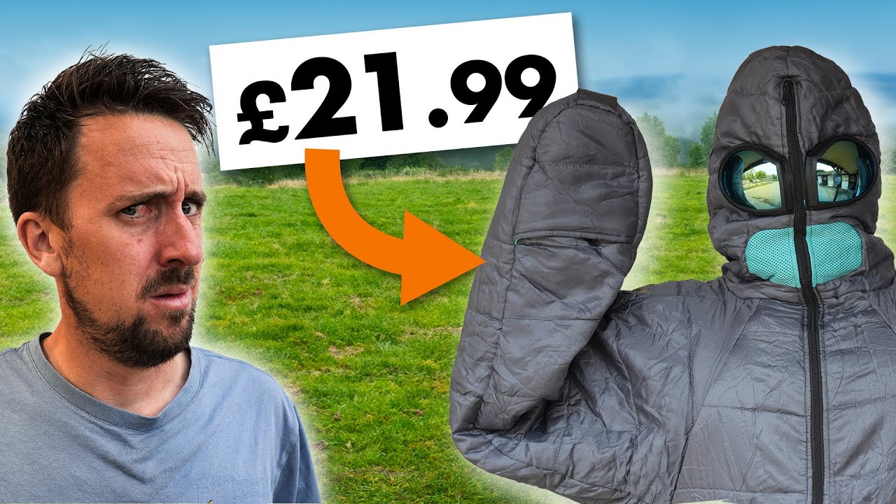 YouTube post by @AllThe_Gear for Odoo. Caption reads: We Tested Weird Camping Items.