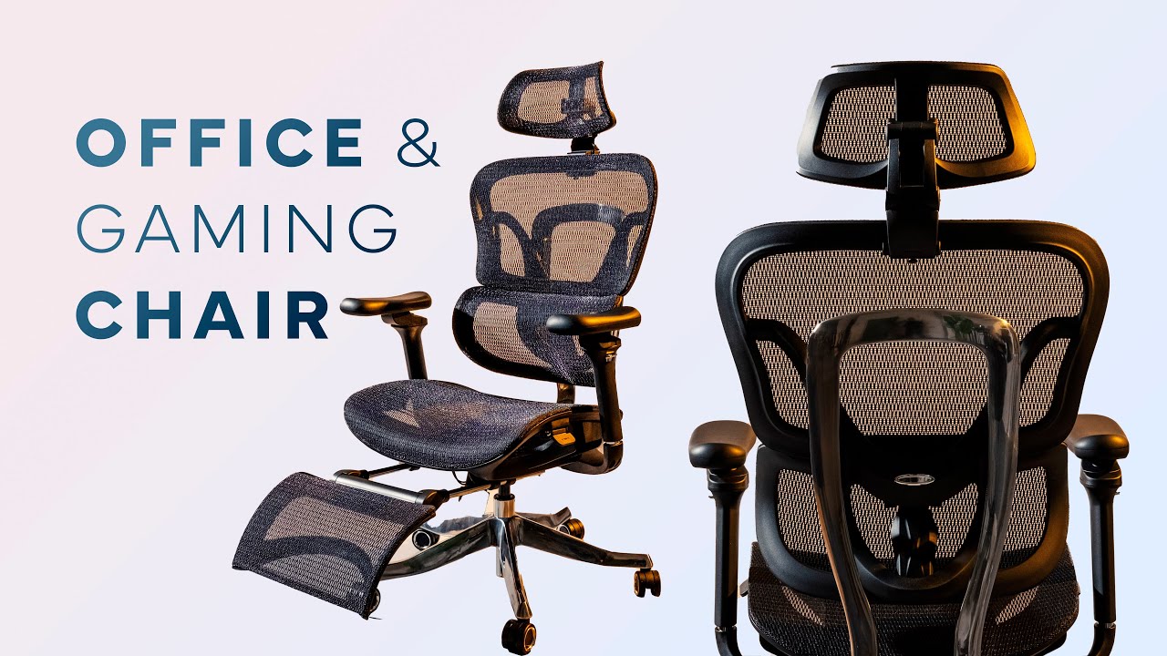 YouTube post by @FenchelJanisch2 for Flickr. Caption reads: FlexiSpot ErgoX Max: One of the best ergonomic....