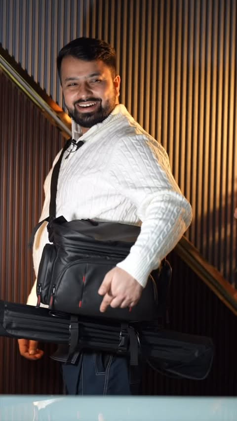 Instagram post by @sahildhalla_official for Digitek. Caption reads: All - New Flexible Lighting Setup.