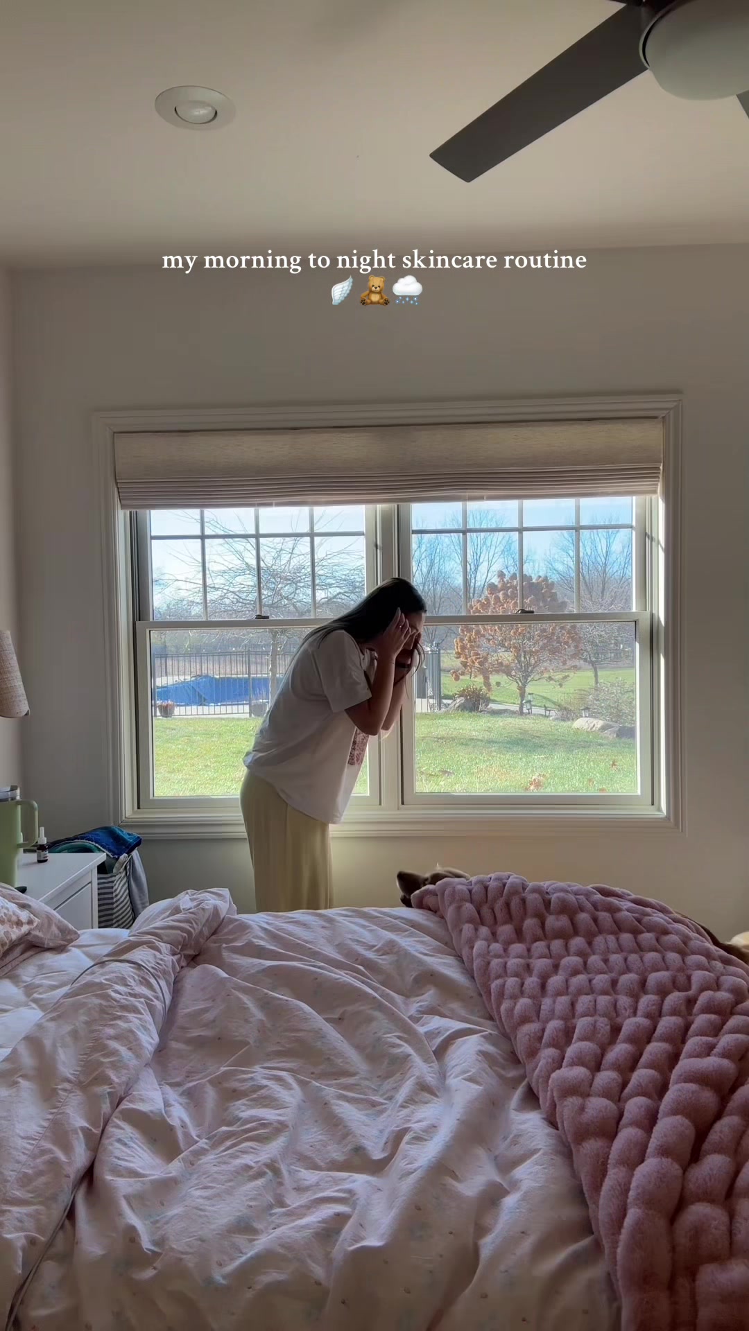 TikTok post by @lavendercashewmilklatte for DERMA•E. Caption reads: my skin is about to be so glowy and healthy @DERMA....