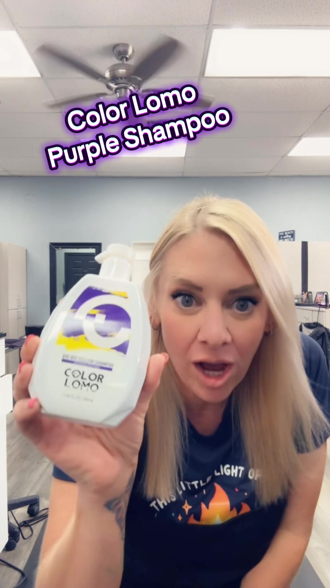 TikTok post by @amandajkelley for Colorlomo. Caption reads: [...] Let me help you help your hair!! @COLORLOMO....
